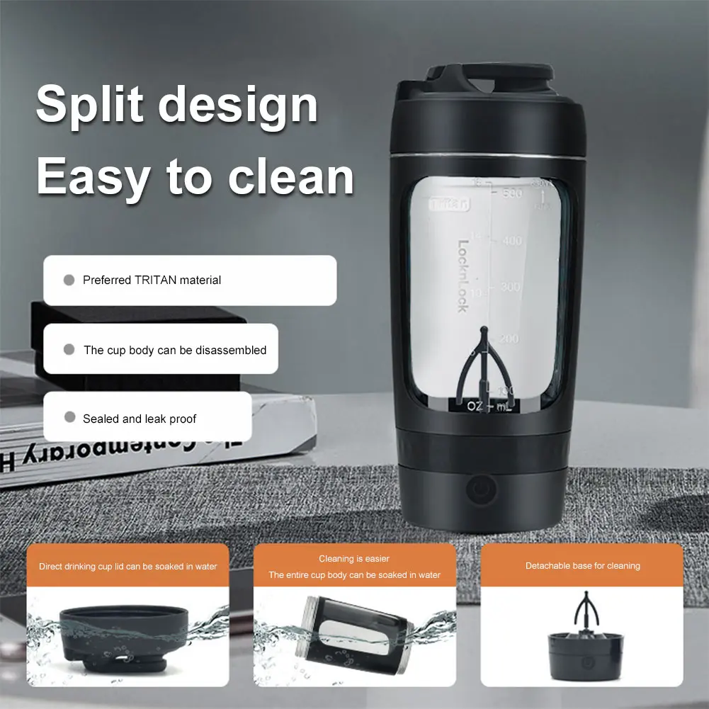 Electric Protein Powder Mixing Cup Automatic Shaker Bottle Self Stirring Mug Portable Mixer Cup for Protein Shakes