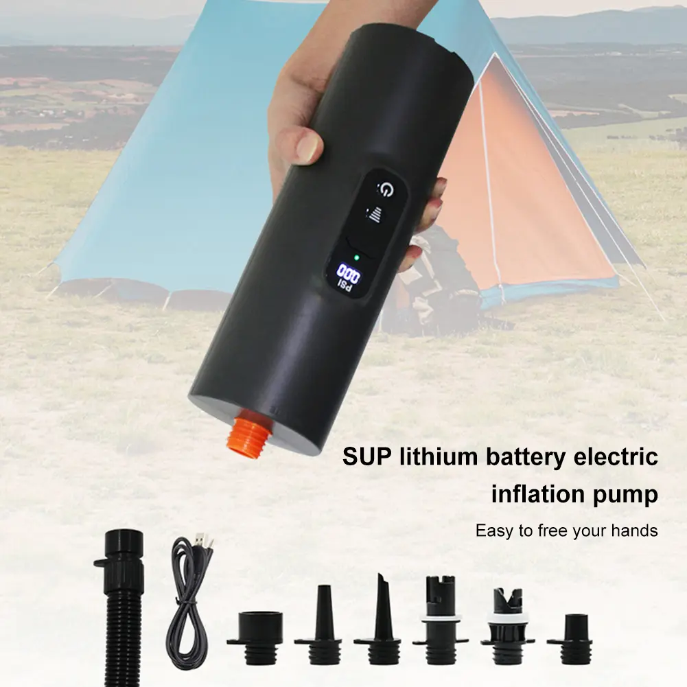 10PSI SUP Boat Inflatable Pump with Auto Shut Off Electric Air Pump Stand Up Paddle Board Pump for Stand Up Paddle Board