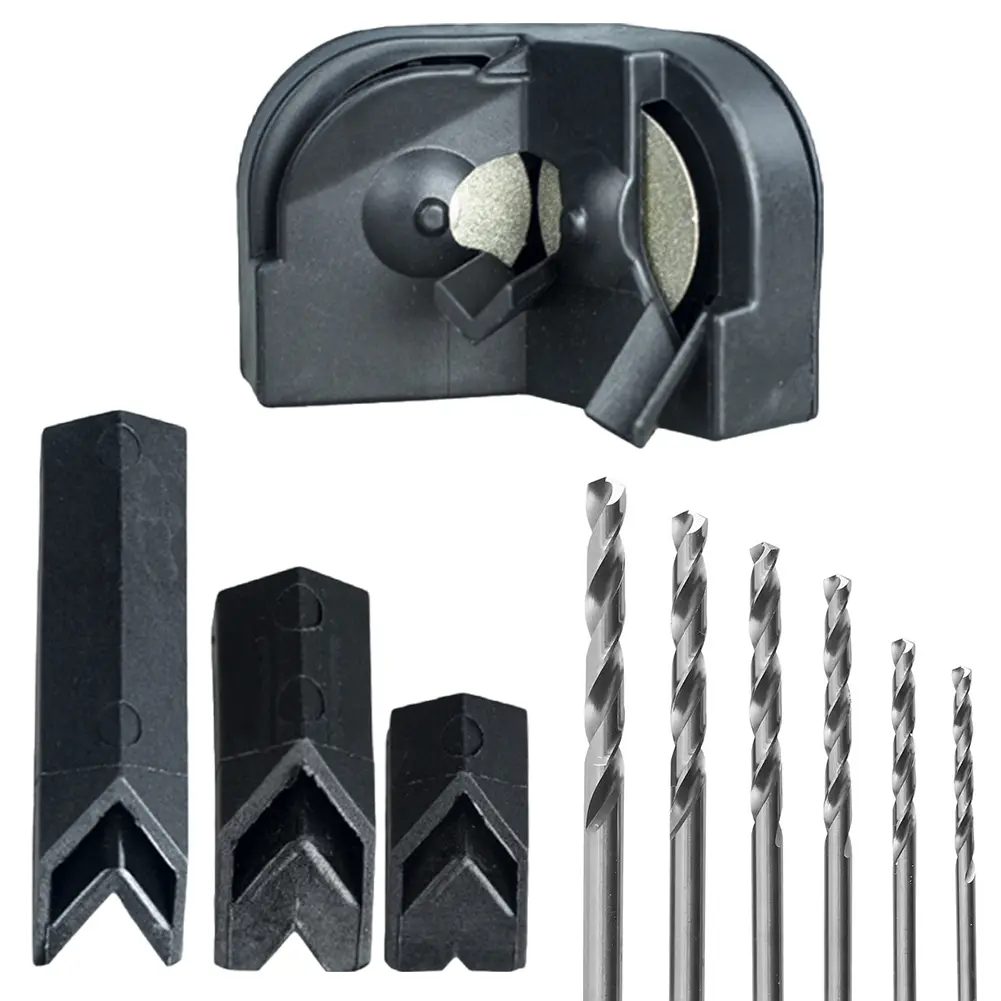 Drill Grinder Grinding Tool Portable Impact Drill Milling Cutter Grinder Diamond Grinding Blade Sharpening Tool for Metalworking