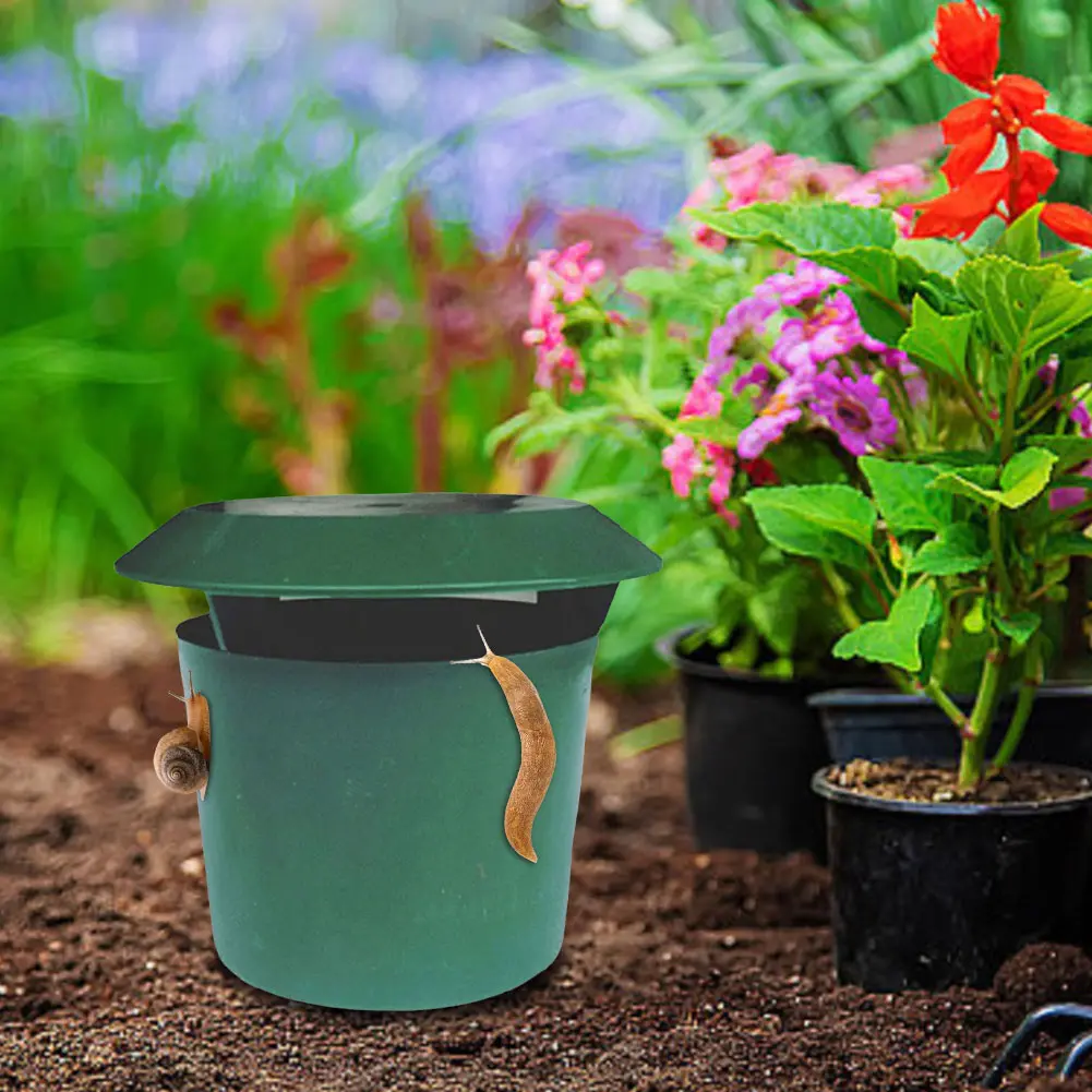 4/12PCS Snail Cage Eco-friendly Animal Pest Repeller Reusable Pests Bait Station Tools Garden Farm Protector