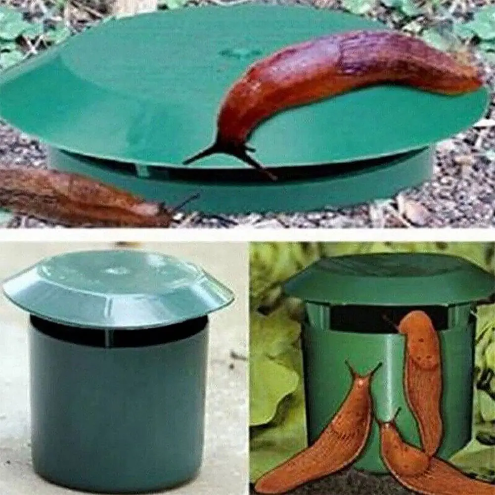 4/12PCS Snail Cage Eco-friendly Animal Pest Repeller Reusable Pests Bait Station Tools Garden Farm Protector