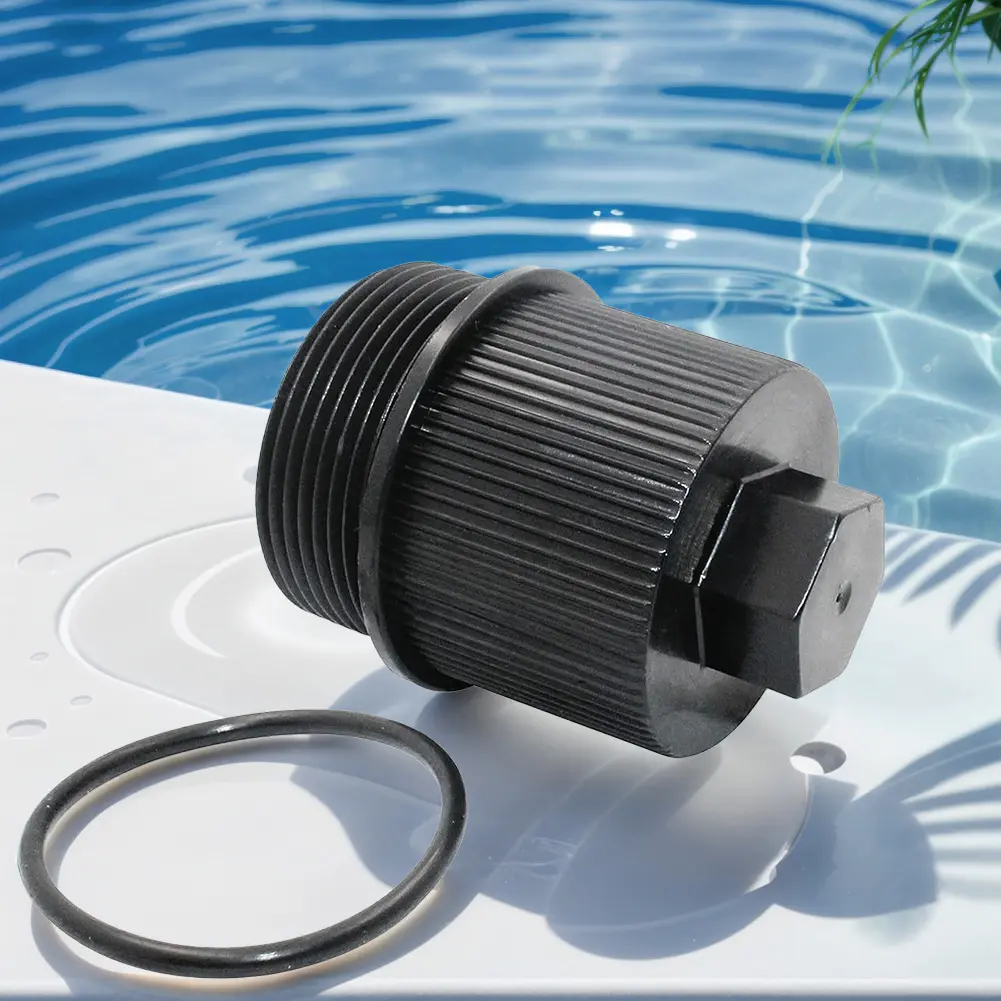 190030 Drain Plug Cap Assembly with O-Ring Pool Drain Plug Drain Cap Replacement for Pentair Clean&Clear Plus FNS Plus Quad DE