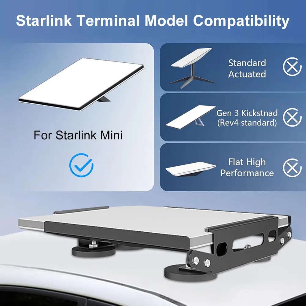 For Starlink Mini Roof Mount Car Mount Magnetic Mount Magnetic Car Roof Mount Trailer Roof Rack for Starlink Mini Accessories