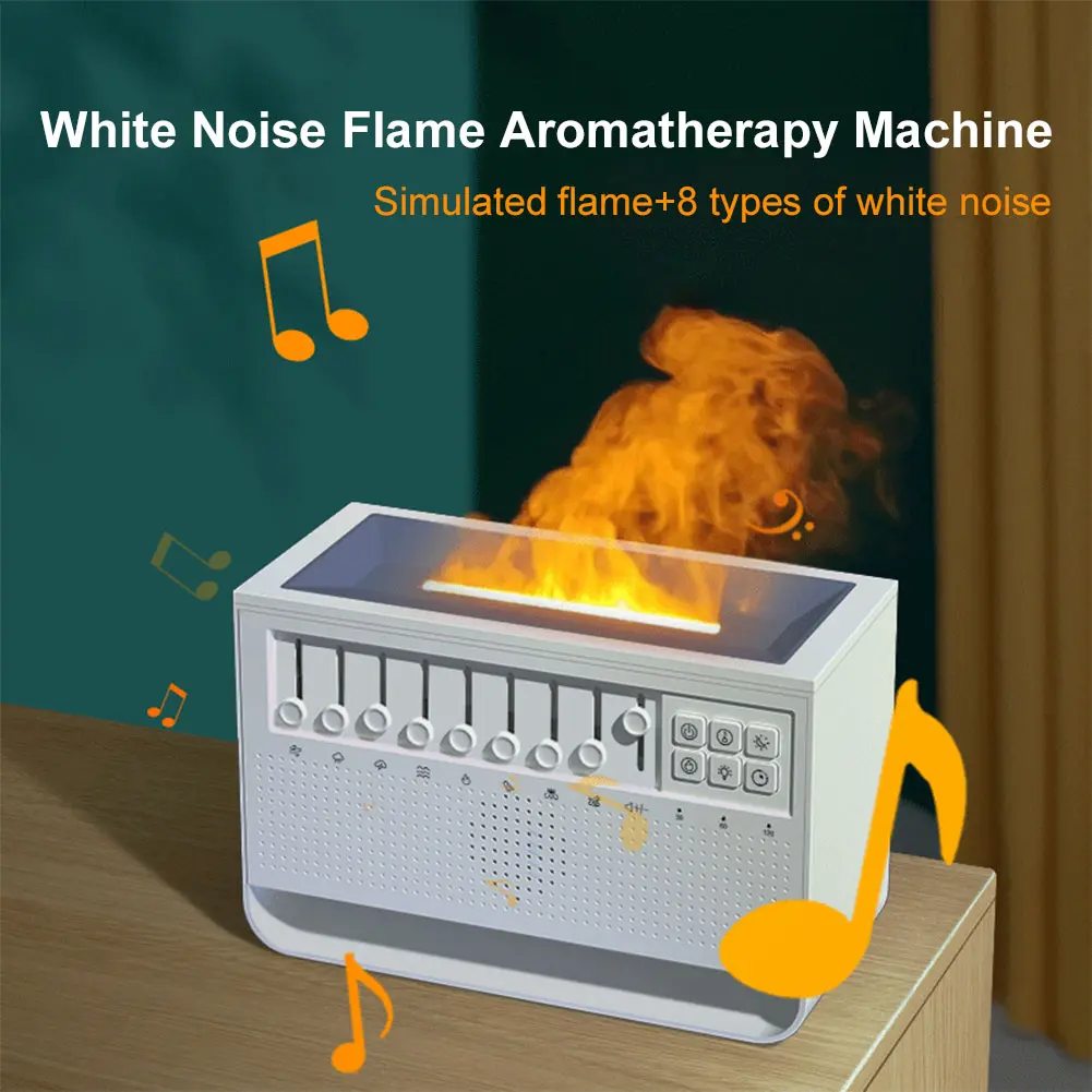 White Noise Sound Machine Essential Oil Diffuser with BT Speaker and Night Light Aroma Diffuser for Babies Kids and Adults