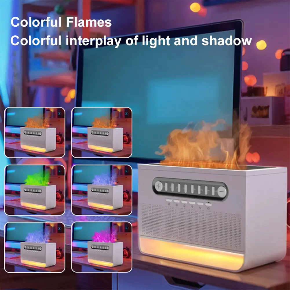 White Noise Sound Machine Essential Oil Diffuser with BT Speaker and Night Light Aroma Diffuser for Babies Kids and Adults