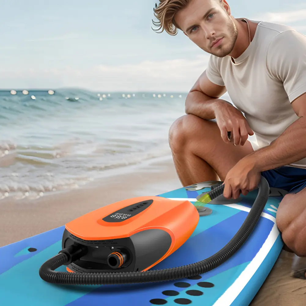 20PSI SUP Boat Inflatable Pump with Auto Shut Off Electric Air Pump Stand Up Paddle Board Pump for Stand Up Paddle Board