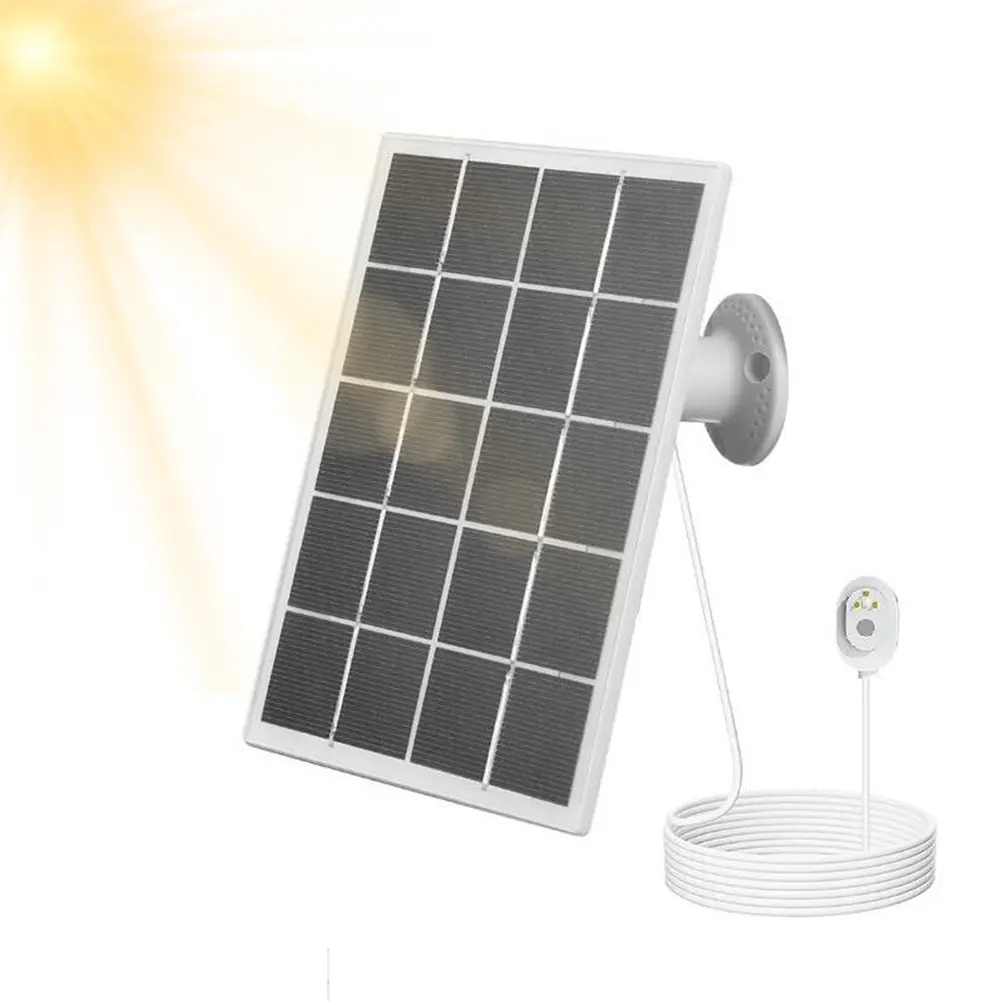 Solar Panel Charger Wall Mount Solar Charging Panel for Arlo Pro 4/ Pro 3/Ultra/Ultra 2/Pro 5S