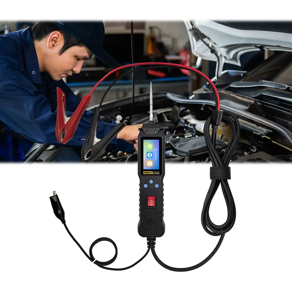 12 24V Automotive Circuit Tester Probe Pen Car Tester TFT Color Display Circuit Ignition Battery Scanner Auto Diagnostic Tools