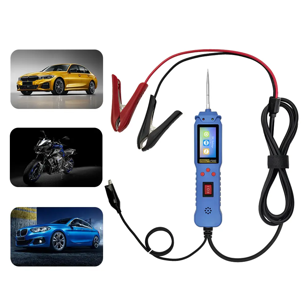 12 24V Automotive Circuit Tester Probe Pen Car Tester TFT Color Display Circuit Ignition Battery Scanner Auto Diagnostic Tools