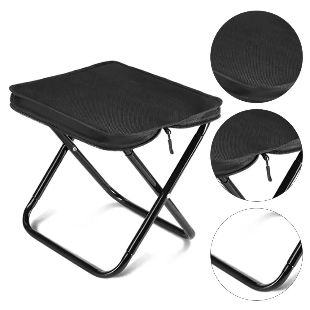 Easy Folding Camping Chair with 198.4 Lbs (90 Kg) Load Capacity Outdoor Chair Portable Convenient for Fishing Climbing Camping