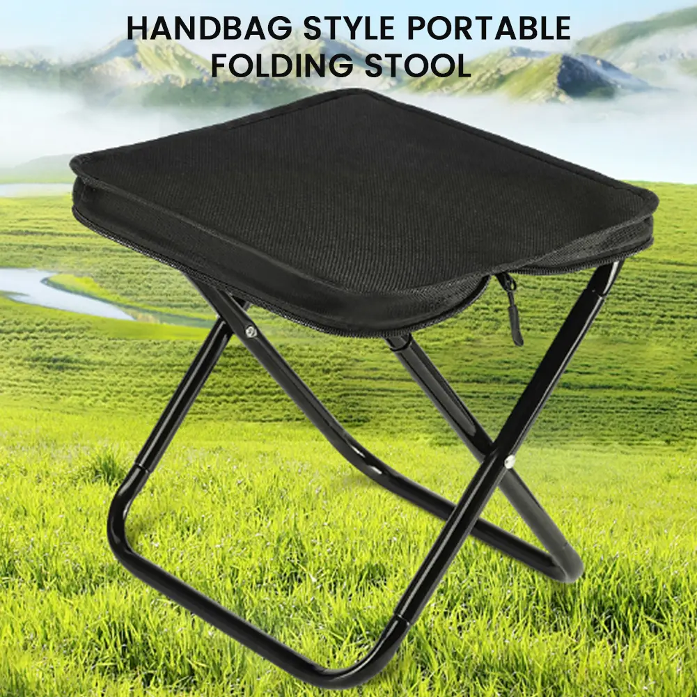Easy Folding Camping Chair with 198.4 Lbs (90 Kg) Load Capacity Outdoor Chair Portable Convenient for Fishing Climbing Camping