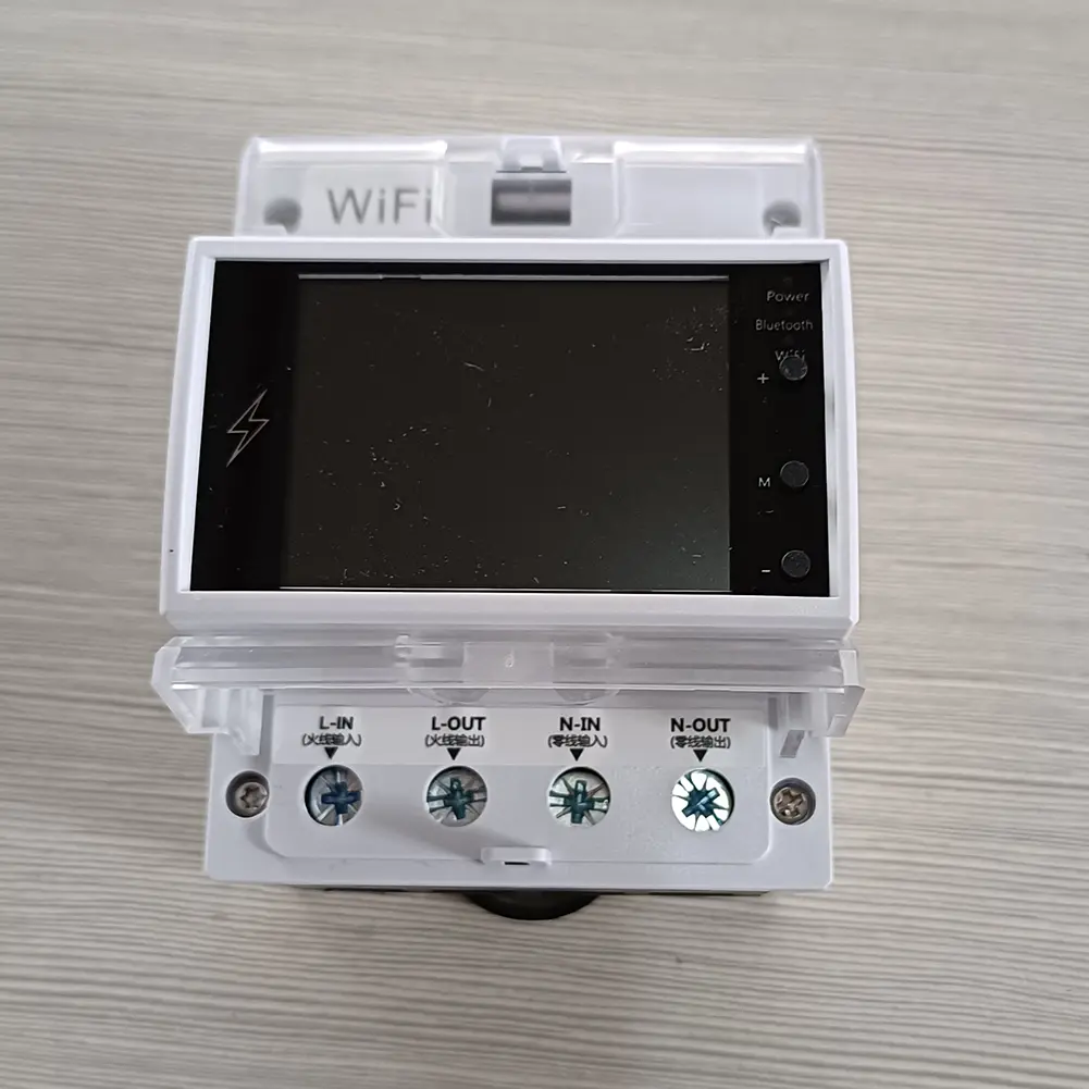 AT4PW Smart Power Meter AC 110V 220V 100A WiFi Electricity Power Monitor Remote Control Share Management Easy Installation