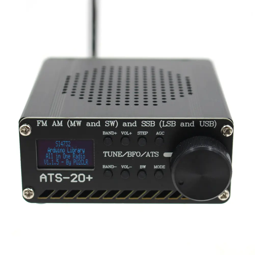 SI4732 Full Band Radio ATS-20+ Receiver FM AM (MW SW) SSB (LSB USB) + Antenna