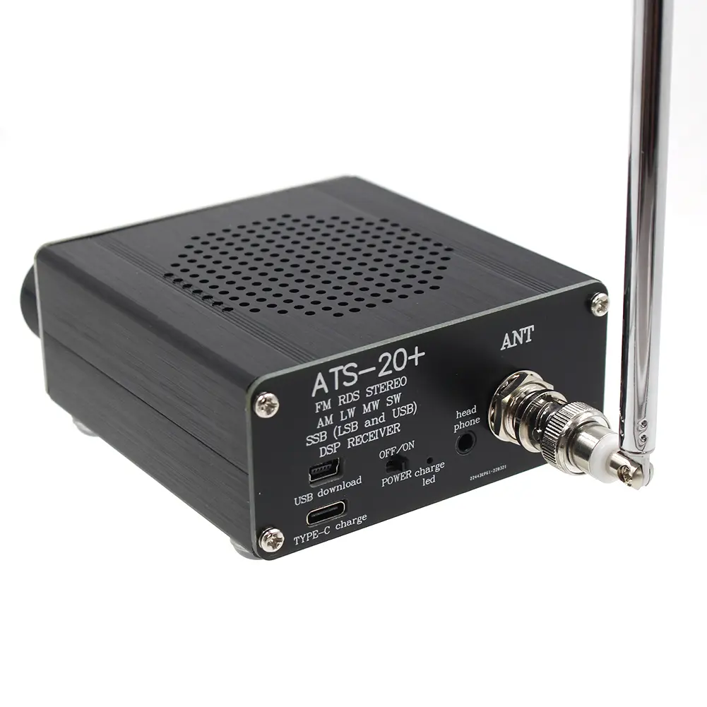 SI4732 Full Band Radio ATS-20+ Receiver FM AM (MW SW) SSB (LSB USB) + Antenna