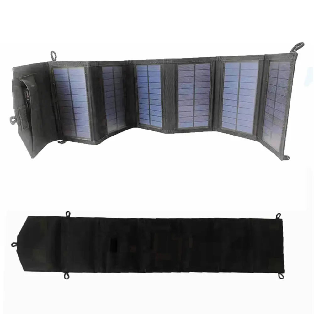 20W Portable Solar Panel IP65 Waterproof Foldable Solar Charger Lightweight Solar Power Station for Outdoor Activities