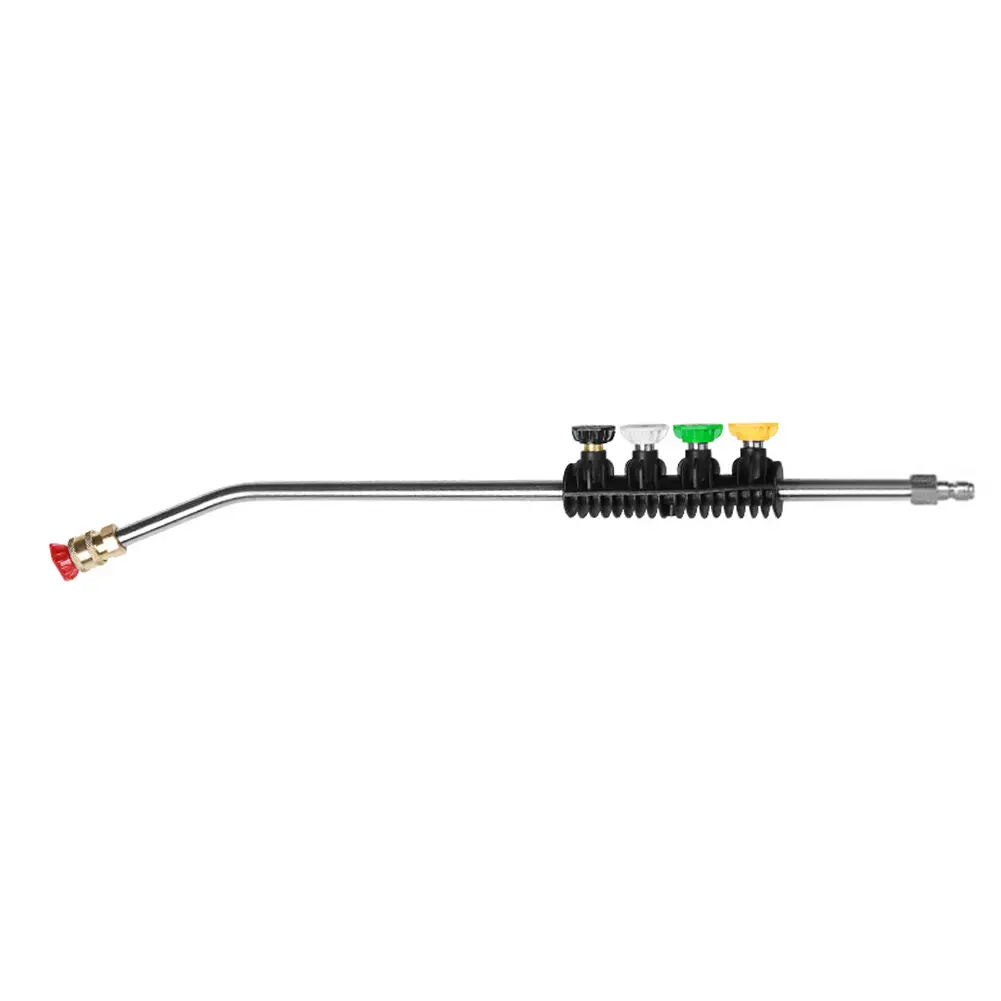 38/56cm Pressure Washer Lance Extension Nozzles with 5 Spray Nozzles Power Washer Lance 2600PSI 1/4 Inch Quick Connect