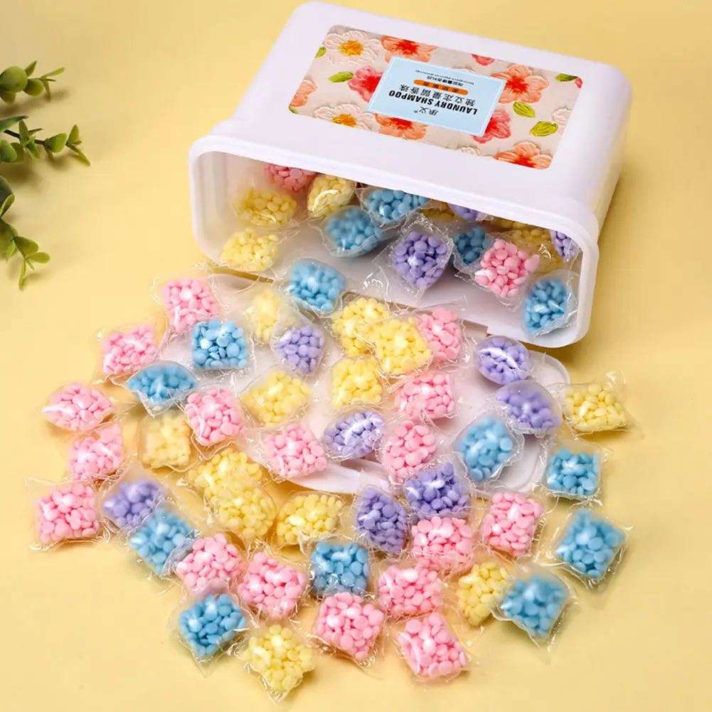 200Pcs Softener Beads Lasting Laundry Scent Booster Beads Washing Clothes Fragrance Beads Household Cleaning Tools