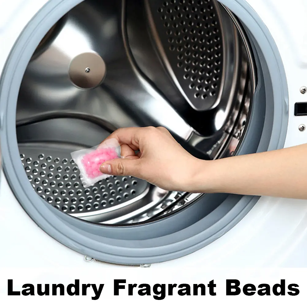 200Pcs Softener Beads Lasting Laundry Scent Booster Beads Washing Clothes Fragrance Beads Household Cleaning Tools
