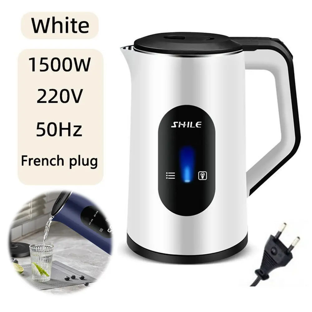 3L Stainless Steel Electric Large Tea Kettle Auto-Shutoff Thermal Water Kettle Multifunctional Tea Pot for Making Tea and Coffee