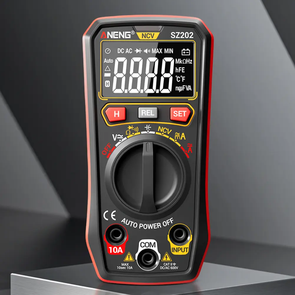 Digital Multimeter Digital Display Intelligent Multimeter Volt Meter NCV Detector for Resistance Capacitance Diode
