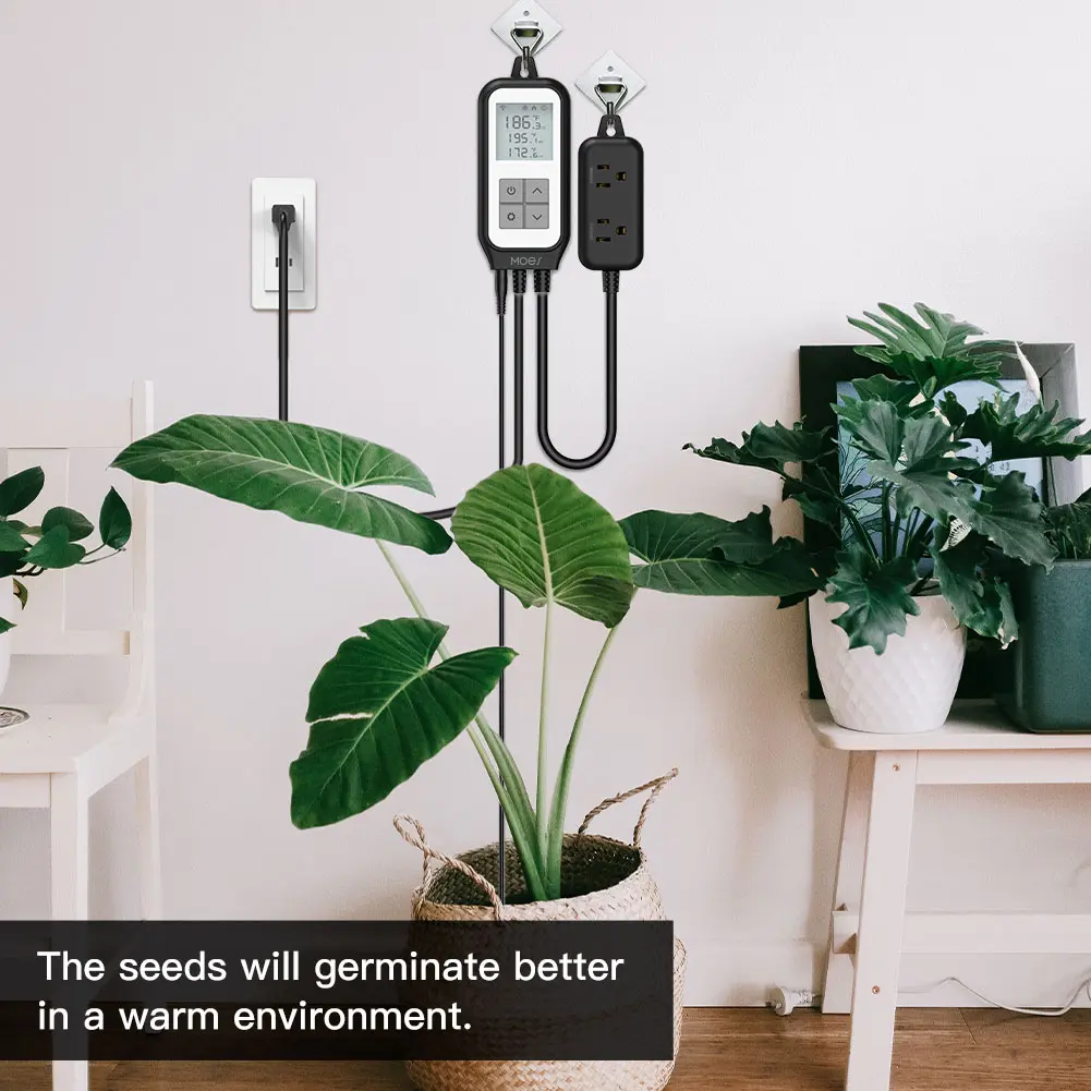 WIFI Digital Thermostat Heater Plug APP Control Heating Cooling Control Thermoregulator Smart Thermostat for Aquarium Fish Tank