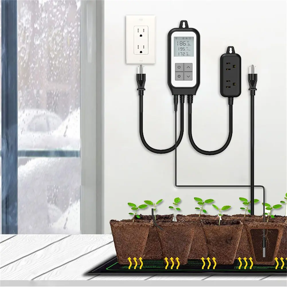 WIFI Digital Thermostat Heater Plug APP Control Heating Cooling Control Thermoregulator Smart Thermostat for Aquarium Fish Tank