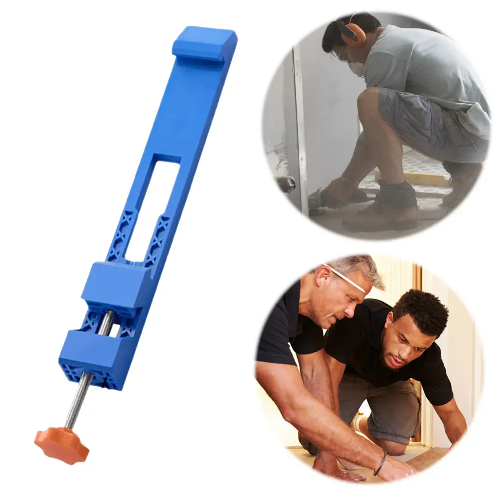 Adjustable Cutting Machine Base Two-way Reverse Buckle Circular Saw Milling Positioning Clamps Guide for 4in Dust Cutter