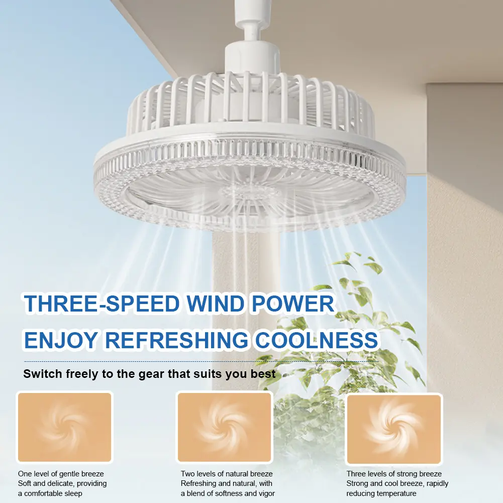 Modern Ceiling Fan with Lights and Remote Silent Ceiling Fan for Bedroom Kitchen Living Room