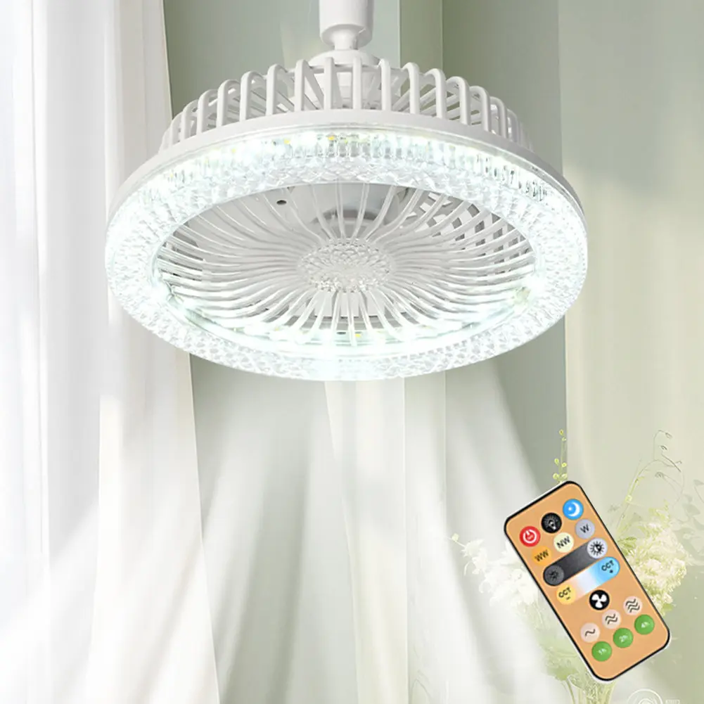 Modern Ceiling Fan with Lights and Remote Silent Ceiling Fan for Bedroom Kitchen Living Room