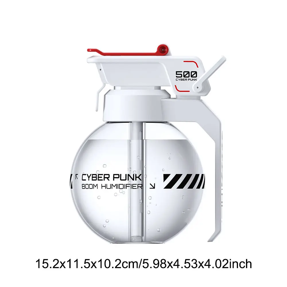 Air Diffuser Humidifier Grenade Cool Mist Humidifier Decorative Aroma Diffuser for Bedroom Home Office Creative Gift