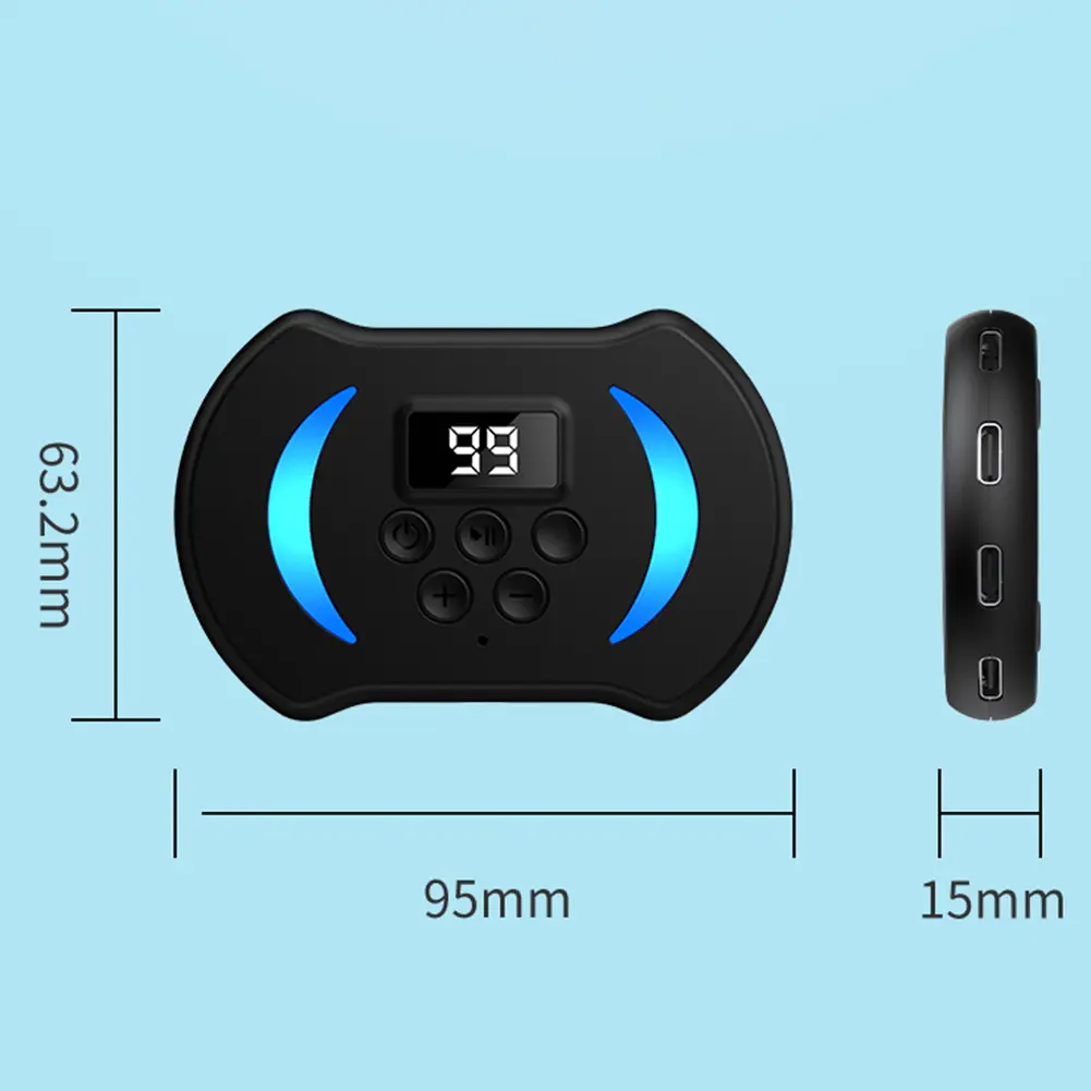 Mobile Phone Screen Auto Clicker with Digital Display & Blue Light Auto Tapper Taps for Games Live Broadcasts Deal Reward Tasks