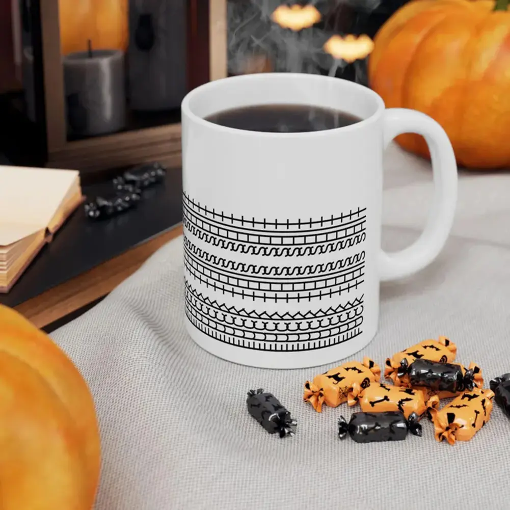 Hidden Message Coffee Mug Ceramic Coffee Mug Microwave-Safe Drinkware Funny Coffee Cup Modern Coffee Lover Cup Gift