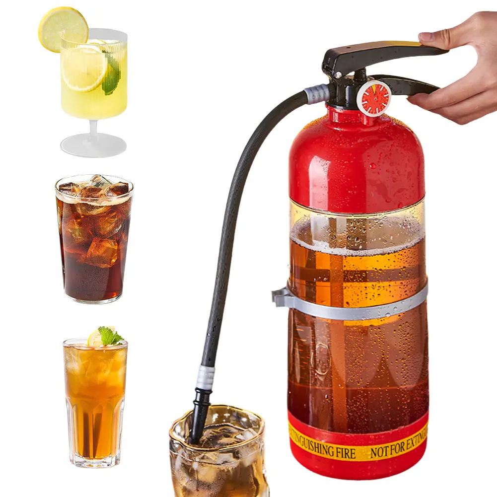 3L Shape Wine Drink Dispenser Portable Beer Container Liquor Dispenser Machine for Beer Wine Cocktail Beverage