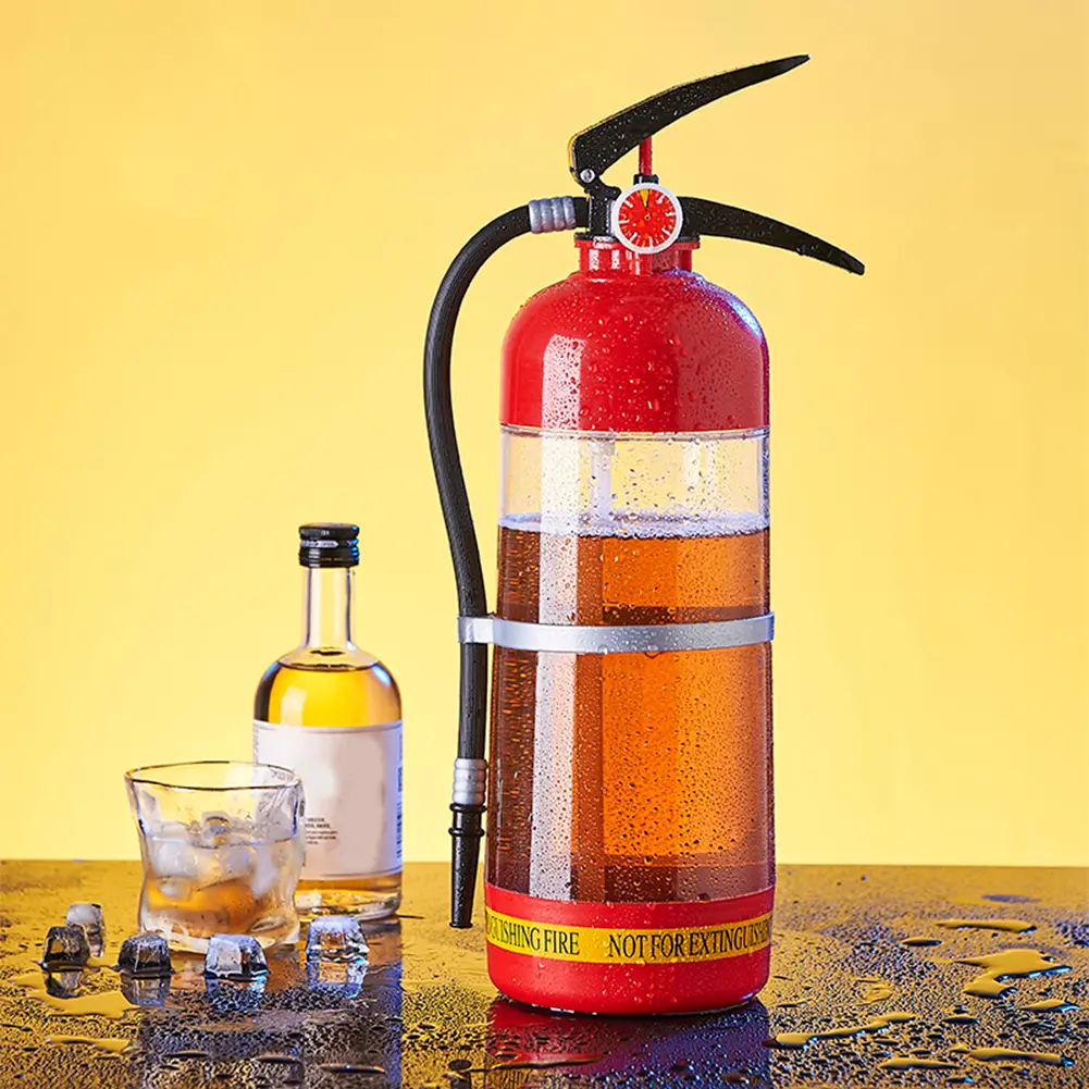 3L Shape Wine Drink Dispenser Portable Beer Container Liquor Dispenser Machine for Beer Wine Cocktail Beverage