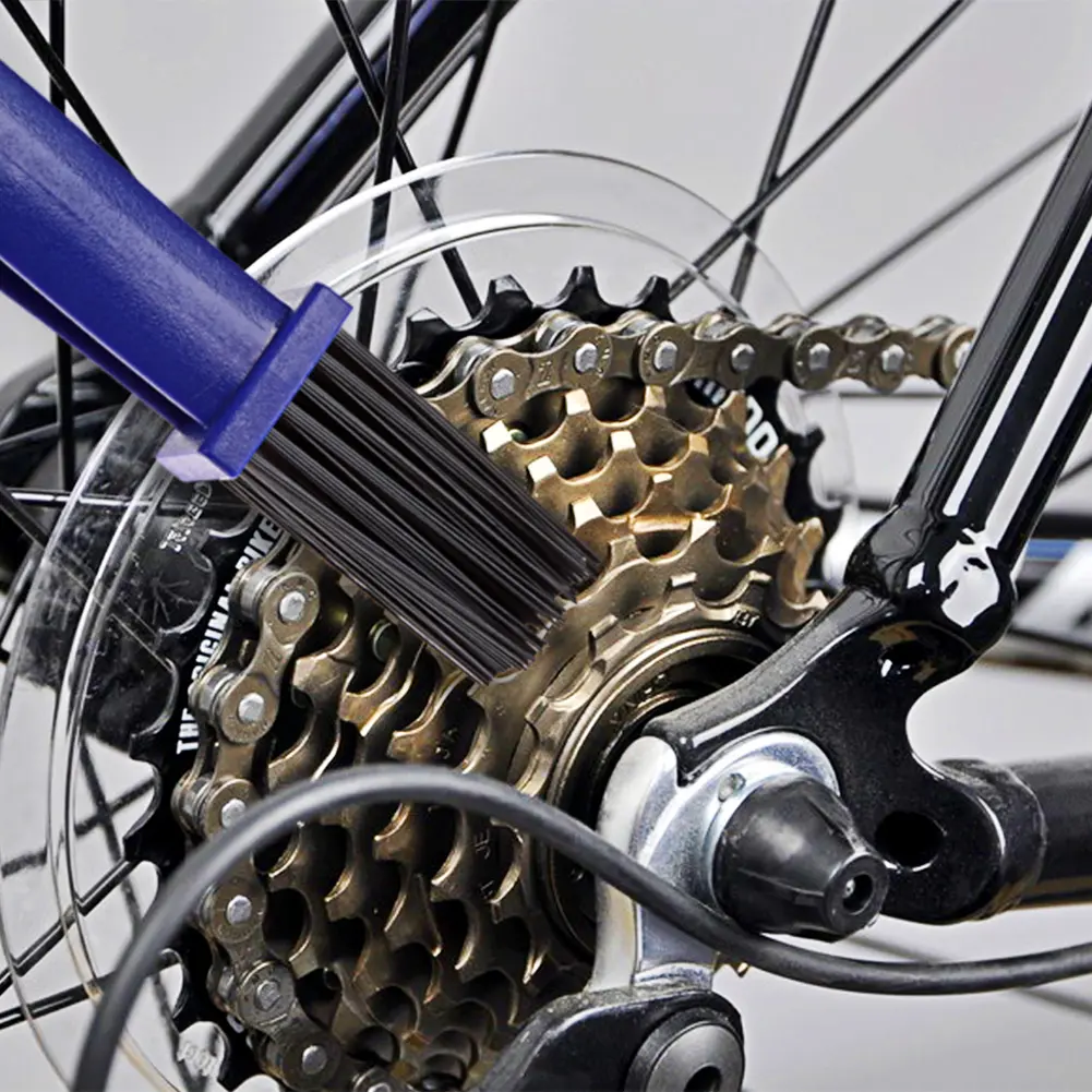 5-20PCS Bike Chain Scrubber Plastic Cycling Chain Cleaning Brushes Bicycle Chain Washing Tools for MTB Mountain Bike