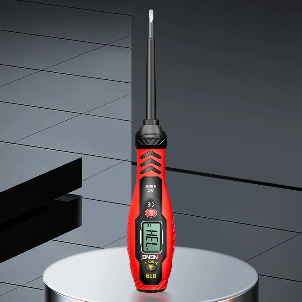 B19 Voltmeter Tester Pen Buzzer Alarm Diagnostic Breakpoint Finder Non-Contact Test Voltage Measurement Tool for Household