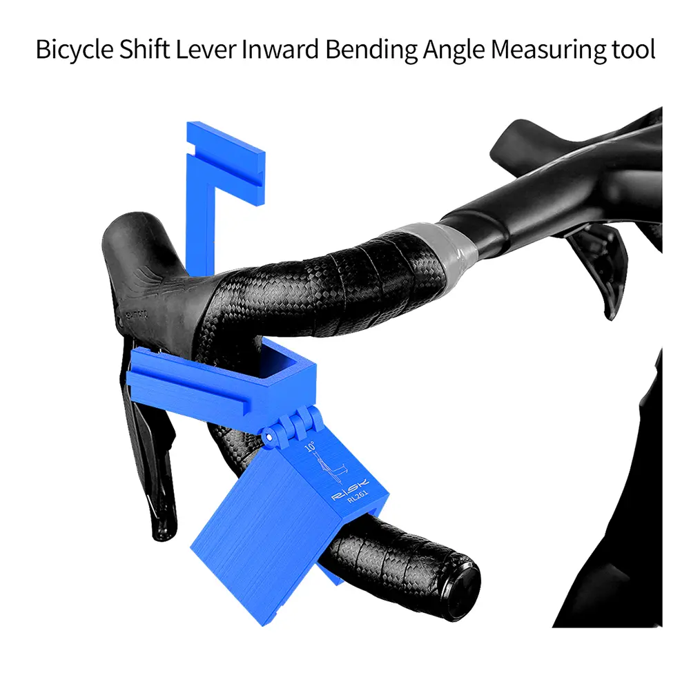 Bicycle Handlebar Angle Protractor High Precision Cycling Handlebar Inward Bend Angle Measurer for Road Bike Accessories