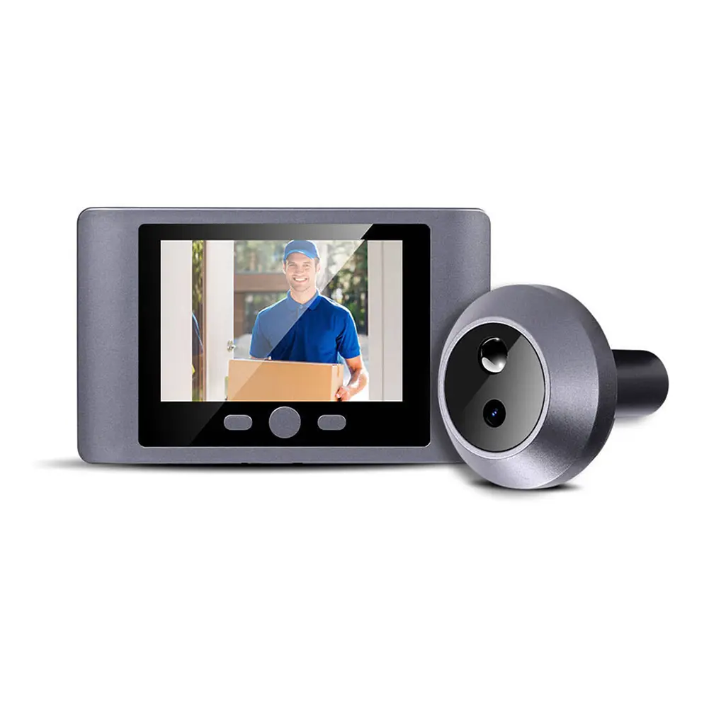 Mini Peephole Smart Wireless Door Viewer Camera PIR Motion Detection Digital Door Viewer 2.8 Inch Doorbell Door Camera 2000mAh
