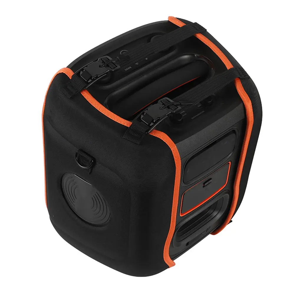 Speaker Carry Case Large Capacity Portable Protective Case with Mic Pocket Outdoor Travel Speaker Case for JBL Partybox Encore2