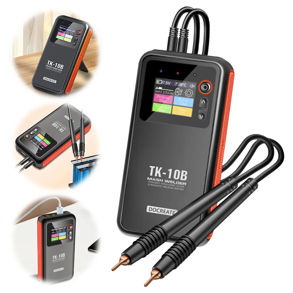 Digital Display Small Spot Welding Machine Adjustable DIY Mini Handheld Welding Machine 5000mah Battery Spot Welding Machine