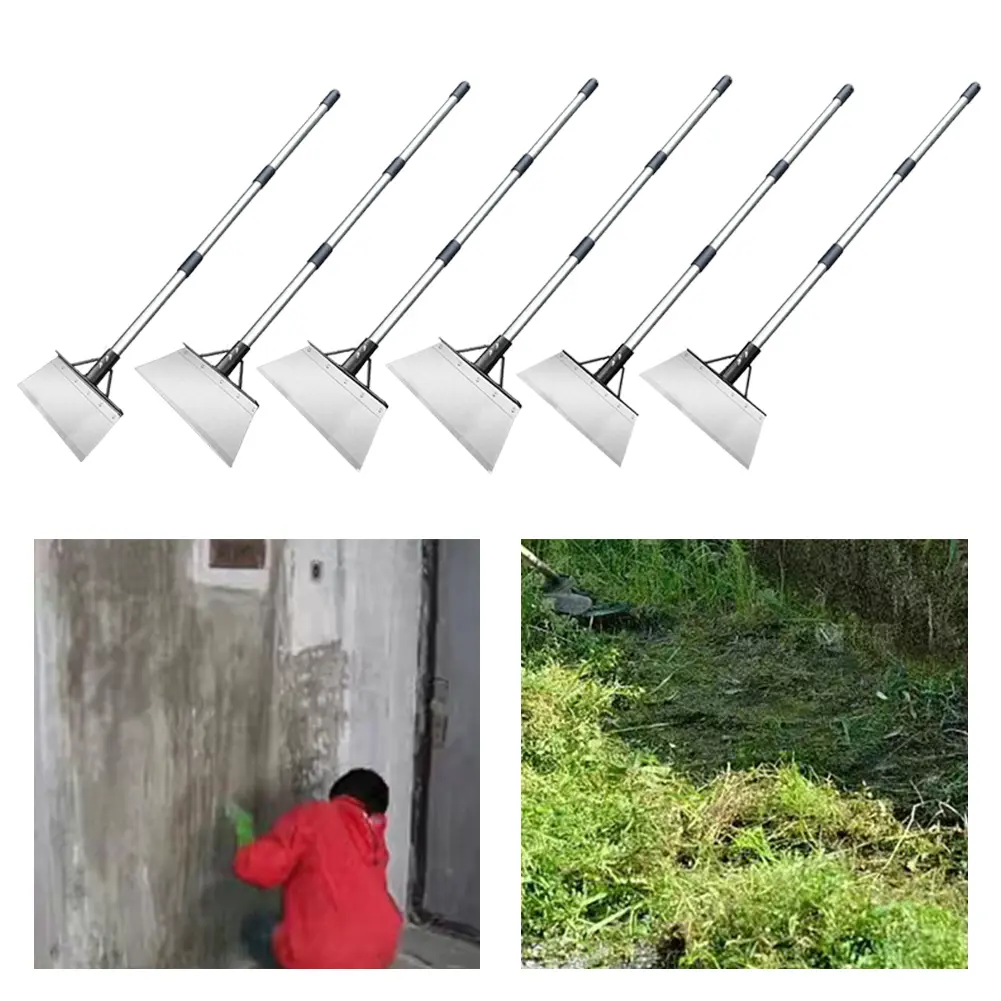 Flat Shovel Snow Shovel Ice Scraper Garden Scraper Shovel Ice Removal Tool for Driveway Weeds Removal Tools