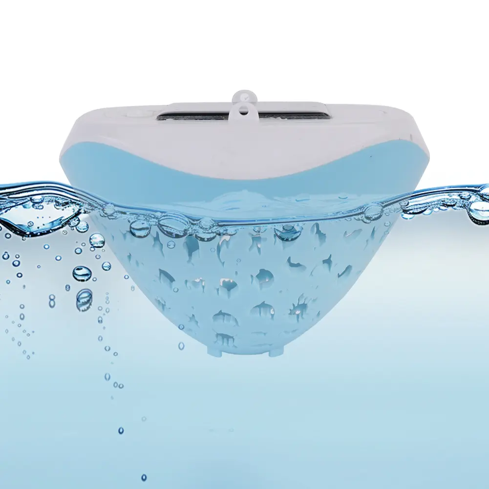Solar LED Pond Floating Light 4 Colors 6 Modes Fish Pattern Fountain Projector Light IP68 Waterproof Fountain Garden Decoration
