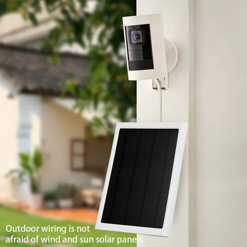 6W 6V Solar Panel Charger for Arlo Pro3/4/Ultra Solar Power Charger 9.8ft Magnetic Charging Cable Solar Charger Includes Mount