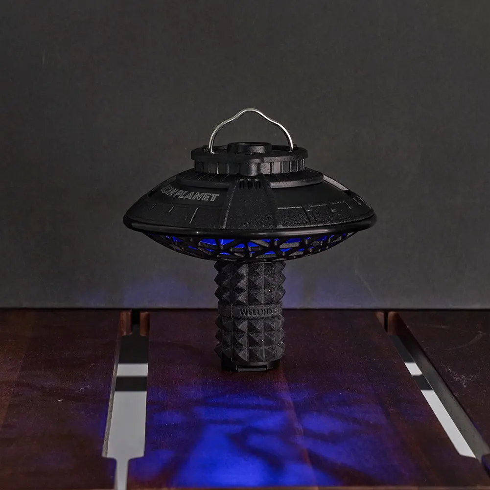UFO Lampshade Creative Hanging Lantern Case Retro Atmosphere Lampshade Outdoor Lantern Shade for GZ Camping Light