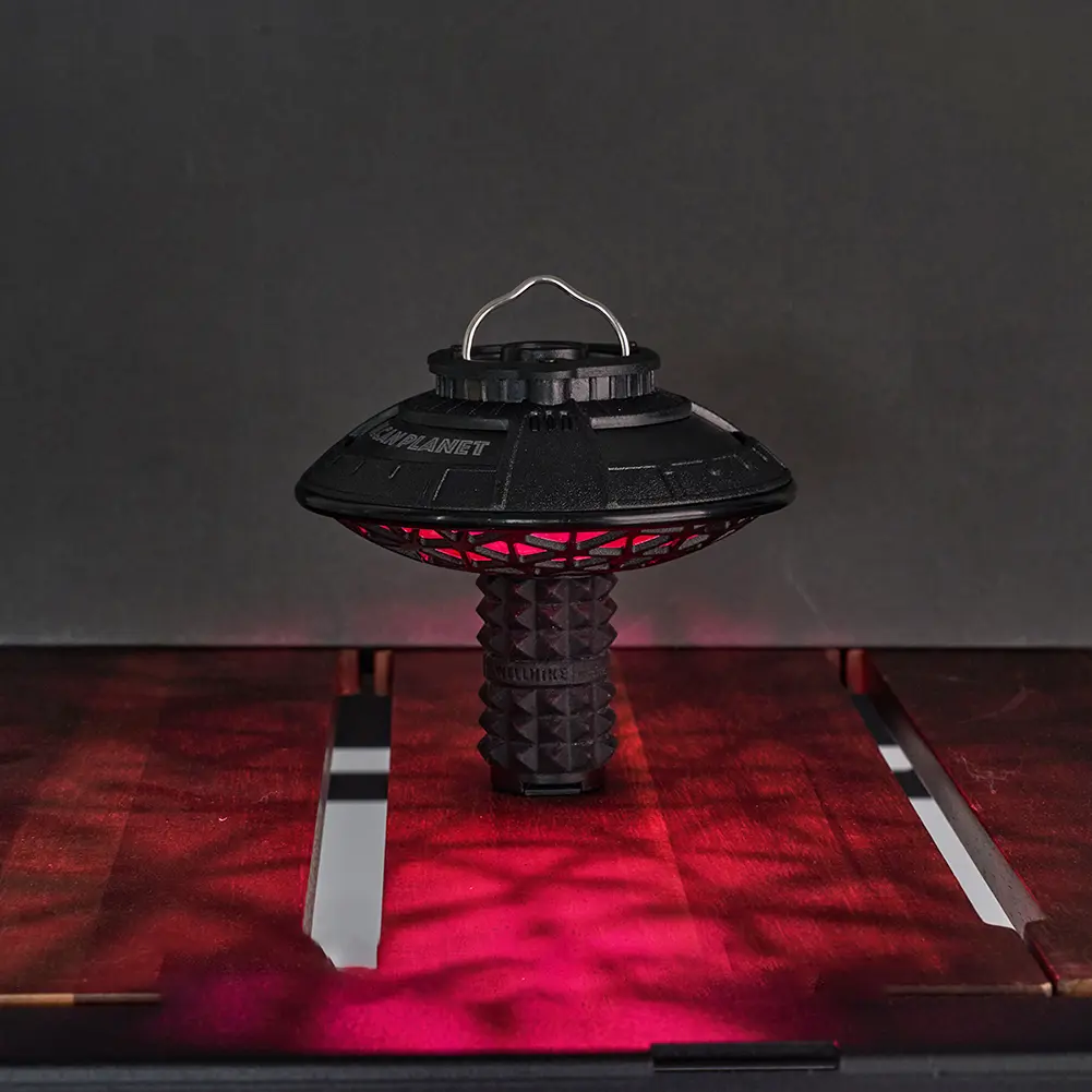 UFO Lampshade Creative Hanging Lantern Case Retro Atmosphere Lampshade Outdoor Lantern Shade for GZ Camping Light