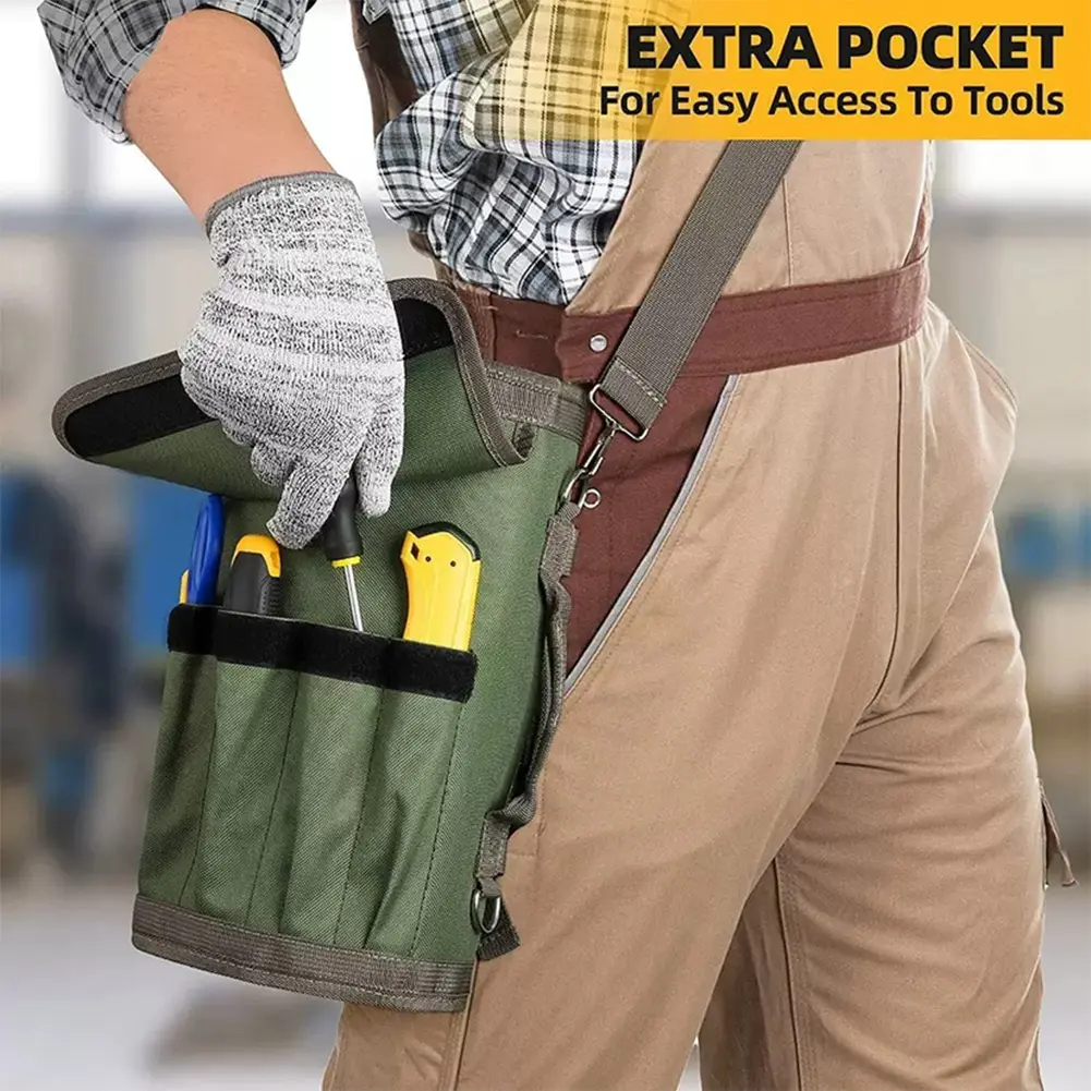 Roll Up Tool Bag Heavy Duty Tool Organizer Multi Pockets Portable Tool Roll Bag Oxford Cloth Tool Pouch for Handyman RV Owners