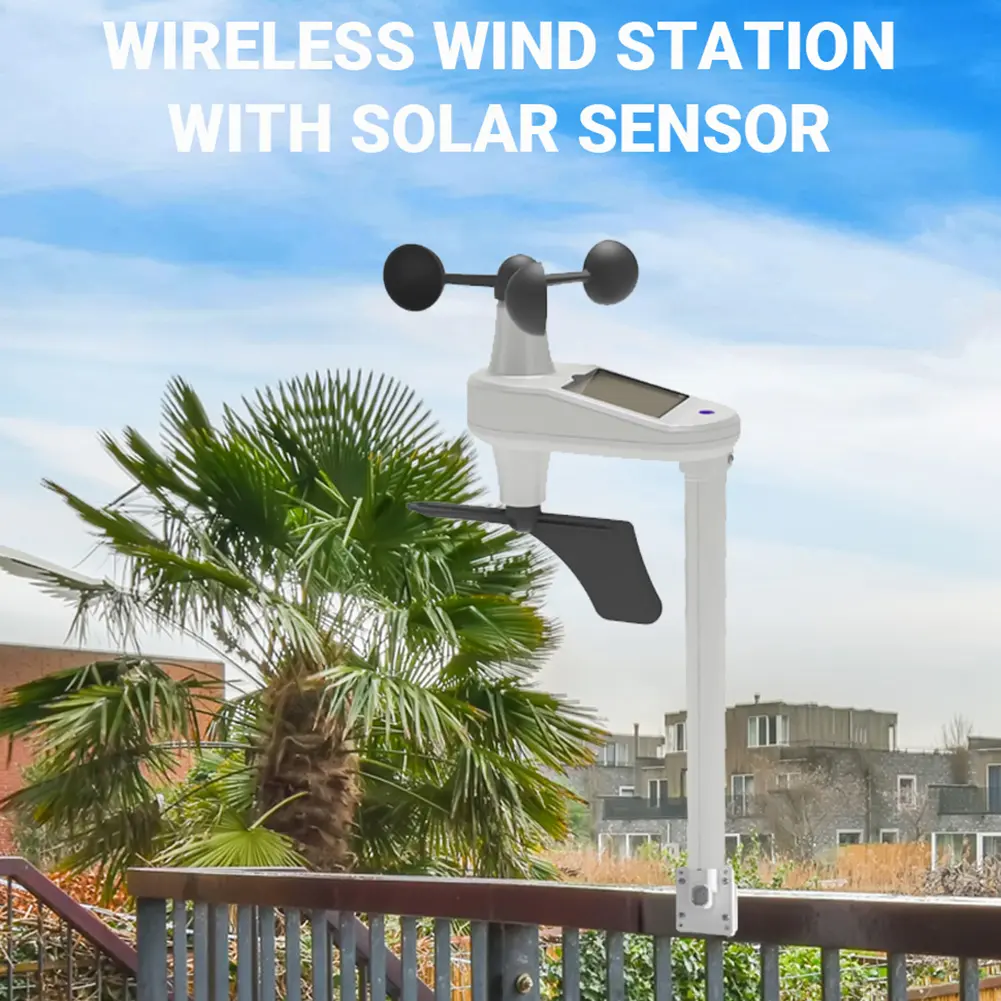 WiFi Weather Station Temperature Humidity Wind Speed/Direction Wireless Weather Station Smart Weather Station for Smart Home