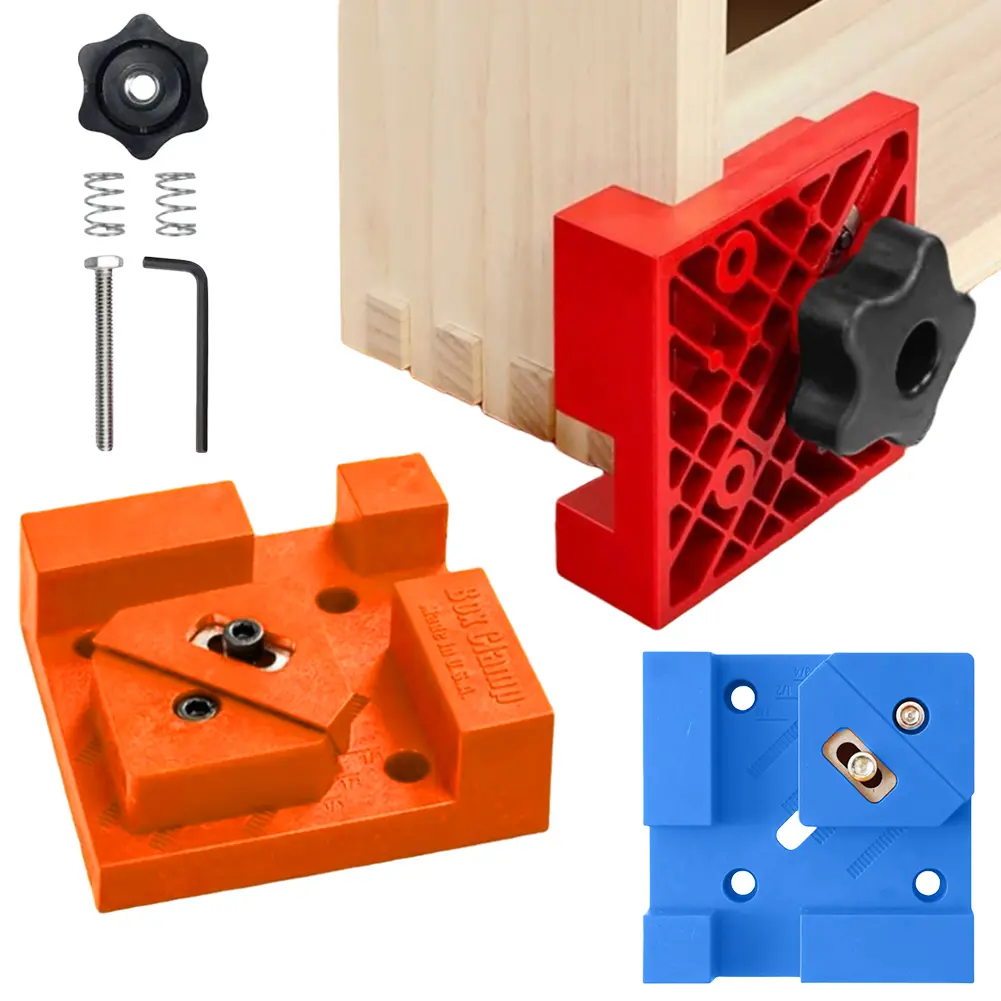 Adjustable Spring Angle Clamp Wear Resist Positioning Clamping Squares Right Angle Clamp for Photo Framing Glass Holder