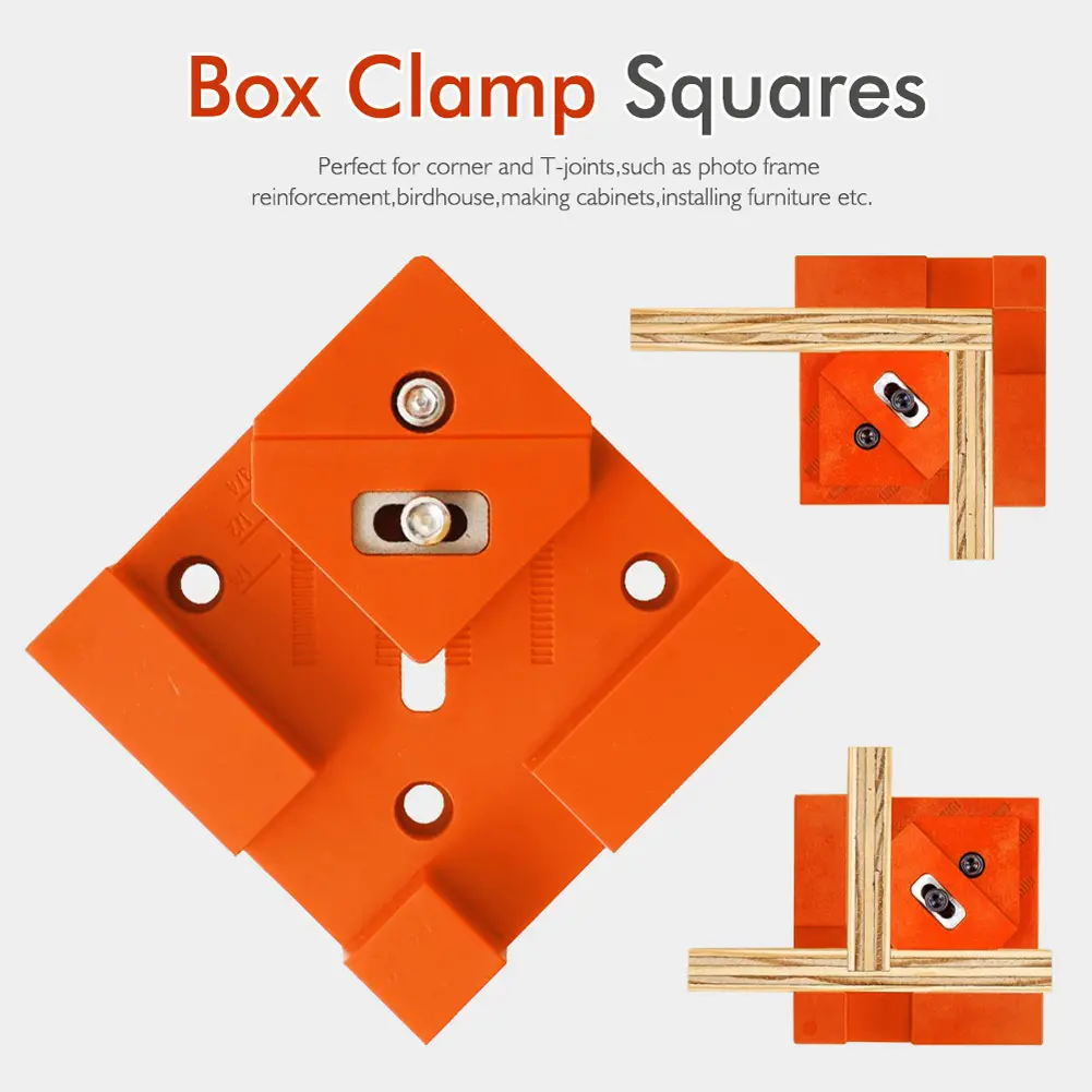 Adjustable Spring Angle Clamp Wear Resist Positioning Clamping Squares Right Angle Clamp for Photo Framing Glass Holder