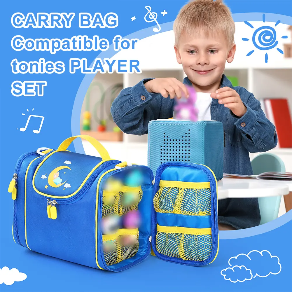 Carrying Case for Little Tikes Story Dream Machine Books Starter Shockproof with Handle and Shoulder Strap Portable Storage Bag